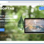 Website, die für den Drop Tab Browser-Hijacker wirbt 1