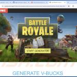 Fortnite V-Bucks Generator Version mit betrügerischem Aussehen 4