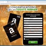 congratulations you are todays winner Betrug amazon geschenkkarte