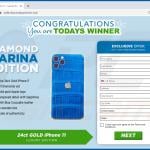 congratulations you are todays winner Betrug iphone 11 gold