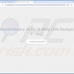 Website zur Werbung für den QuickSeek-Browser-Hijacker