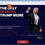 $TRUMP Airdrop Scam gefälschte Website 1