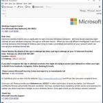 Technischer Support-Betrug mit Spam-E-Mails