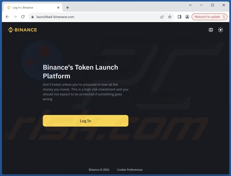 Binance's Token Launch Betrug