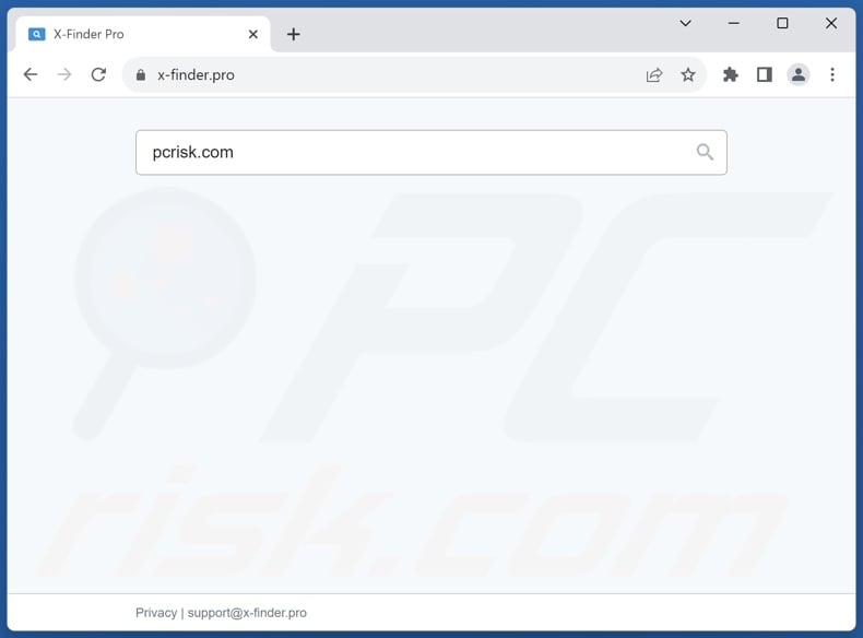 x-finder.pro browser hijacker
