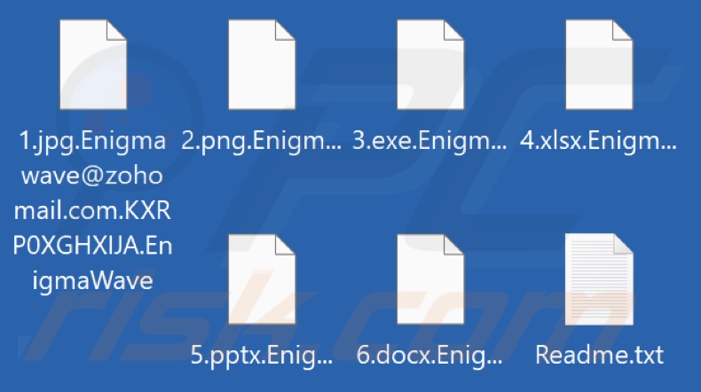 Von EnigmaWave ransomware verschlüsselte Dateien (.EnigmaWave-Erweiterung)
