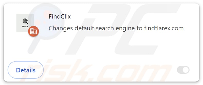 findflarex.com Browser-Hijacker