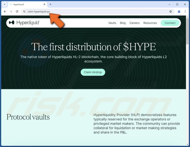 Hyperliquid ($HYPE) Airdrop Betrug