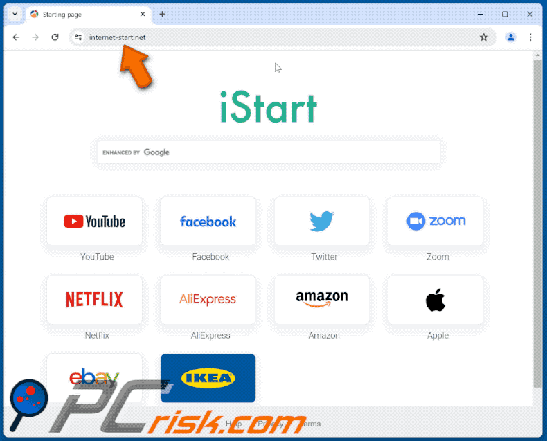 internet-start.net umleiten (GIF)