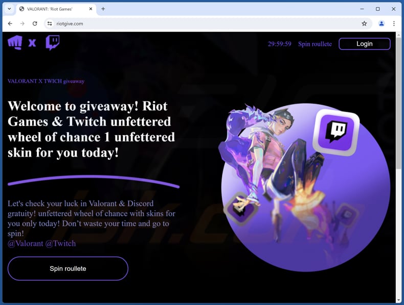 Riot Games & Twitch Giveaway Betrug