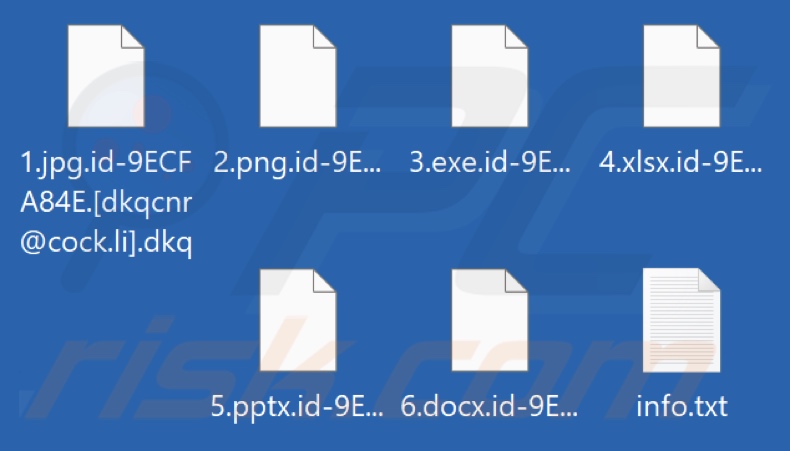 Von Dkq ransomware verschlüsselte Dateien (.dkq-Erweiterung)