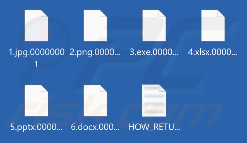 Von El Dorado ransomware verschlüsselte Dateien (.00000001 Erweiterung)
