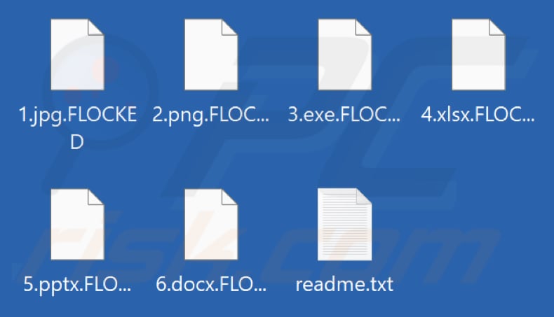 Von Fog Ransomware verschlüsselte Dateien (.FLOCKED-Erweiterung)
