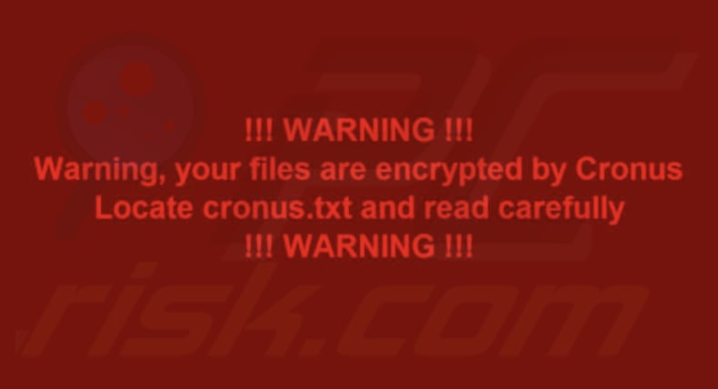 Cronus ransomware Hintergrundbild