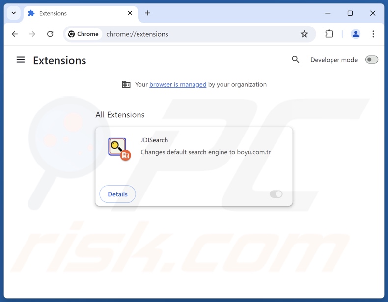 Entfernen von findflarex.com-bezogenen Google Chrome-Erweiterungen