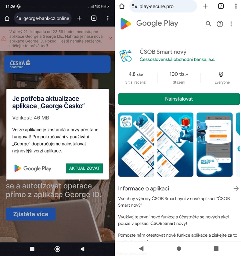 NGate malware Verbreitung über als Bank-Websites und Google Play getarnte Websites