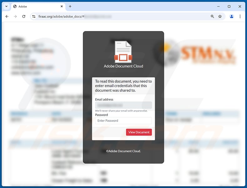 Phishing site promoted via Payment Confirmation email Spam Kampagne (2024-08-27)