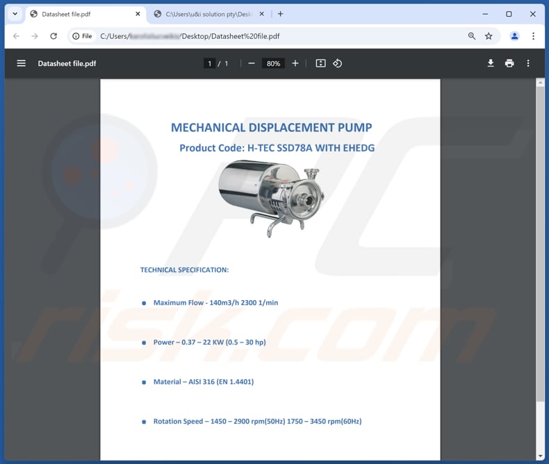 TotalEnergies E-Mail-Betrug Datasheet file.pdf Datei