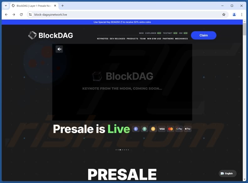 BlockDAG Presale Betrug