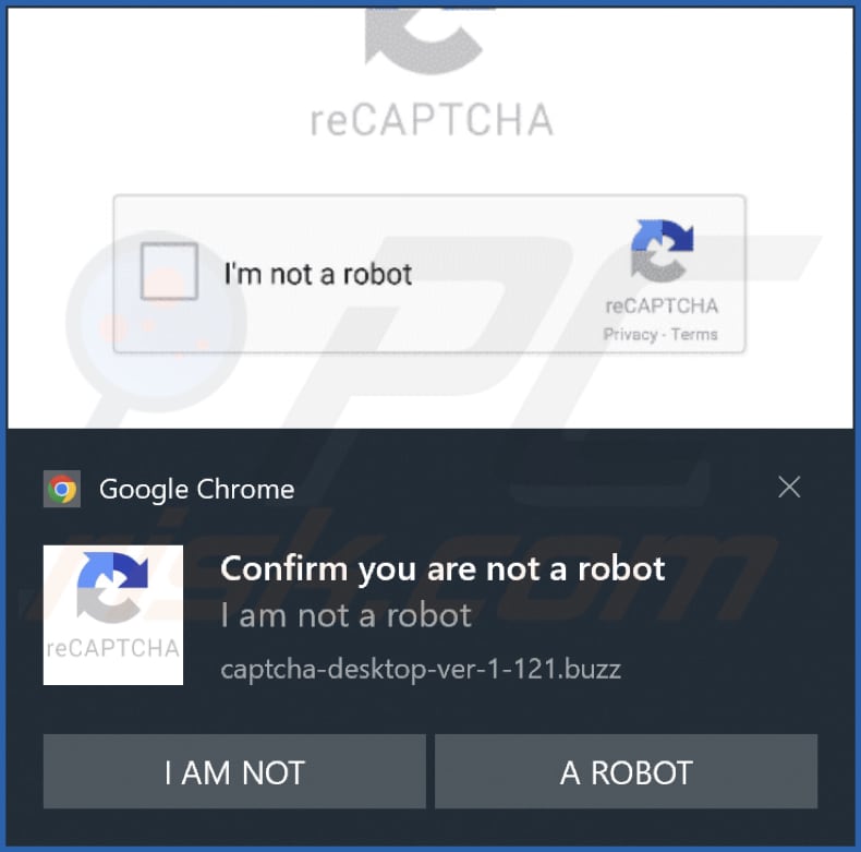 captcha-desktop Meldung 2