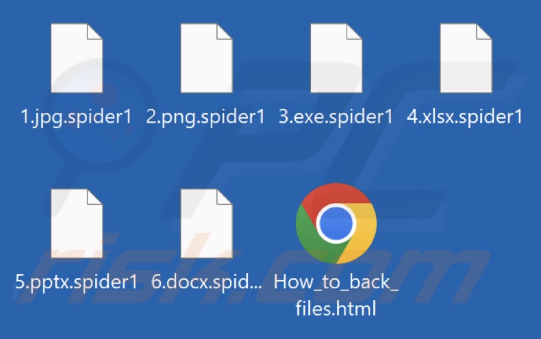 Von Spider ransomware verschlüsselte Dateien (.spider1-Erweiterung)