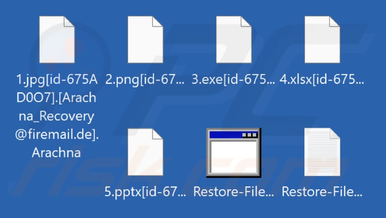 Von Arachna-Ransomware verschlüsselte Dateien (.Arachna-Erweiterung)