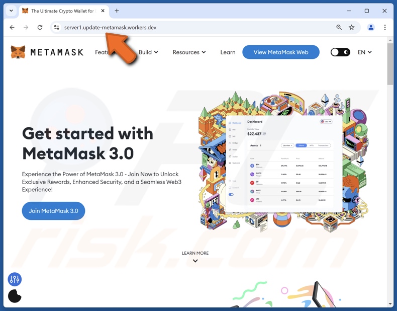 Join MetaMask 3.0 Betrug