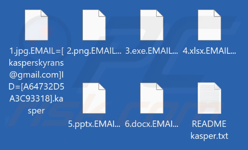 Von Kasper-Ransomware verschlüsselte Dateien (.kasper-Erweiterung)