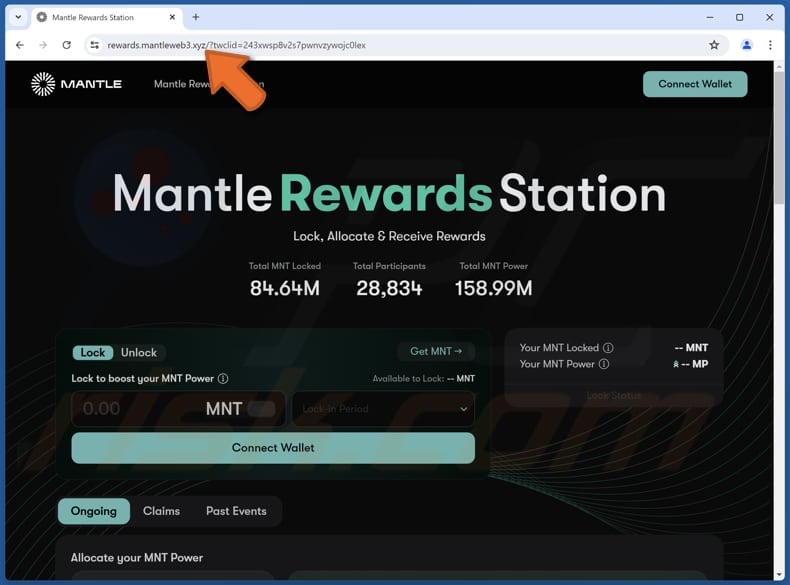 Mantle Rewards Station Betrug