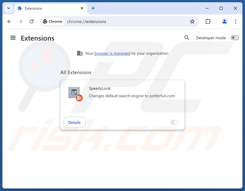 Entfernen von guardflares.com-bezogenen Google Chrome-Erweiterungen