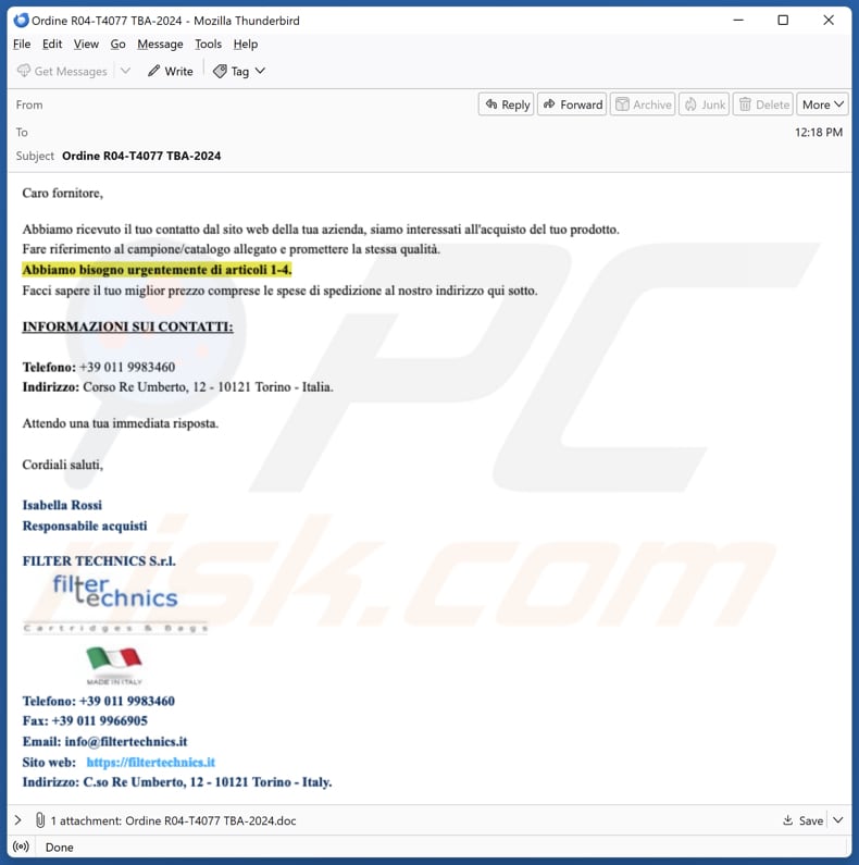 VipKeyLogger malware E-Mail Verteilung