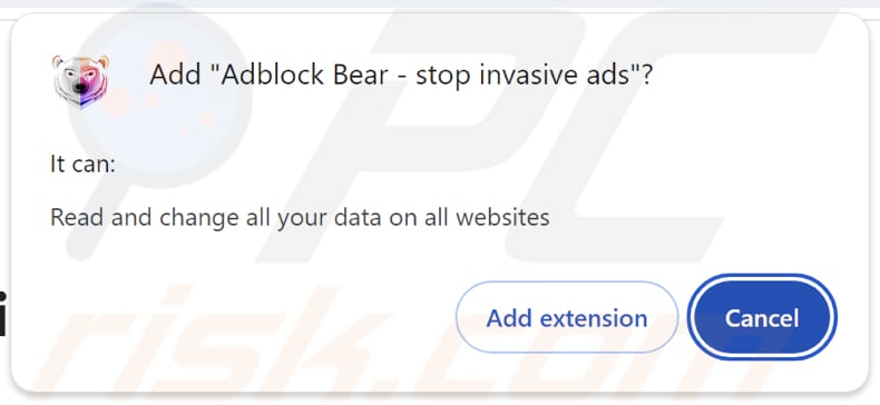 Adblock Bear - stop invasive ads Adware