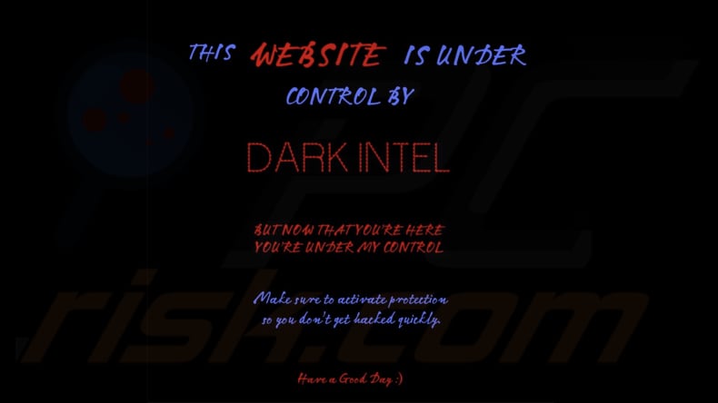 Dark Intel ransomware Hintergrundbild