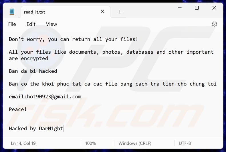 DarkN1ght ransomware Textdatei (read_it.txt)