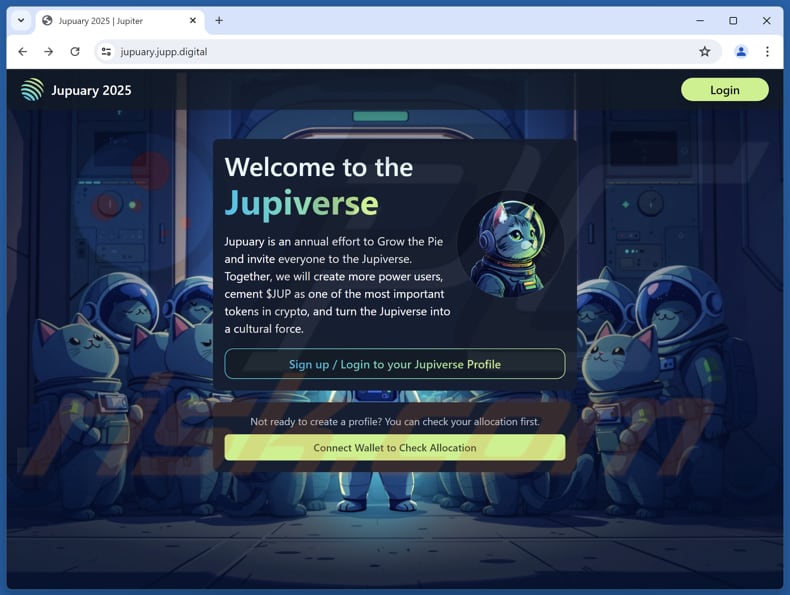 Jupiverse Wallet Connection Betrug