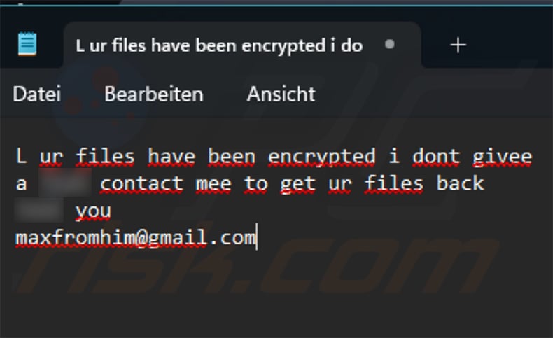 Nnice ransomware Hintergrundbild