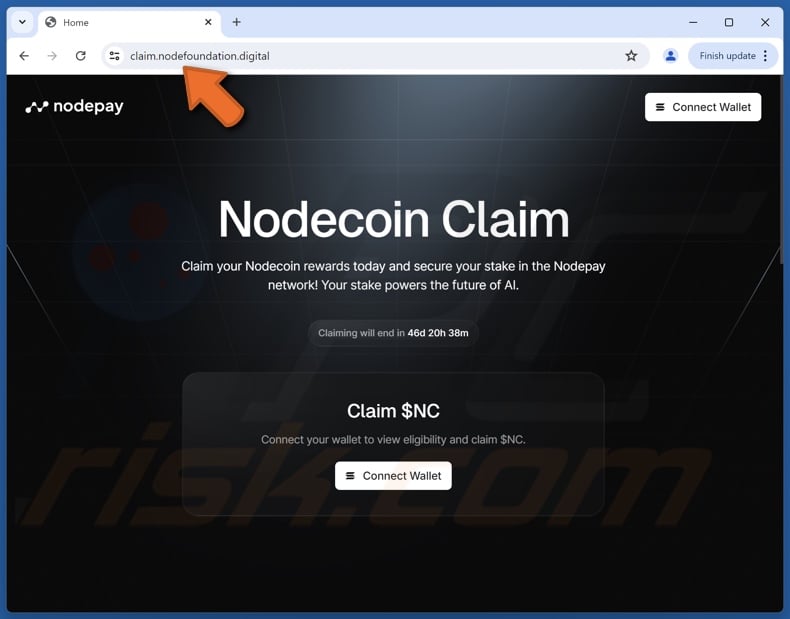 Nodecoin Claim Betrug