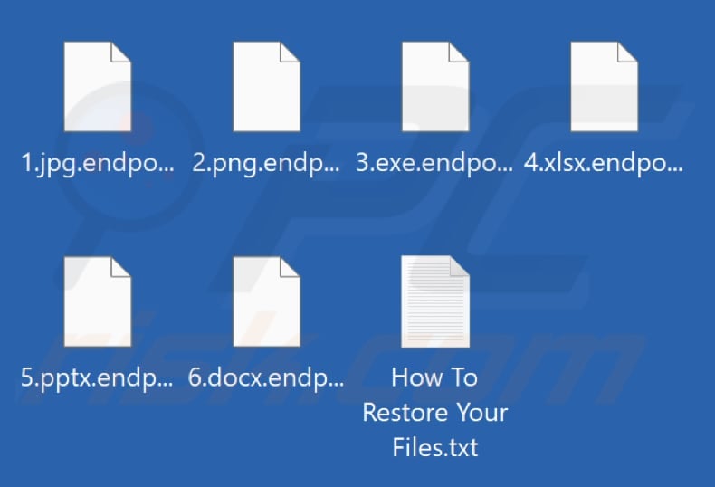 Von EndPoint Ransomware verschlüsselte Dateien (.endpoint Erweiterung)