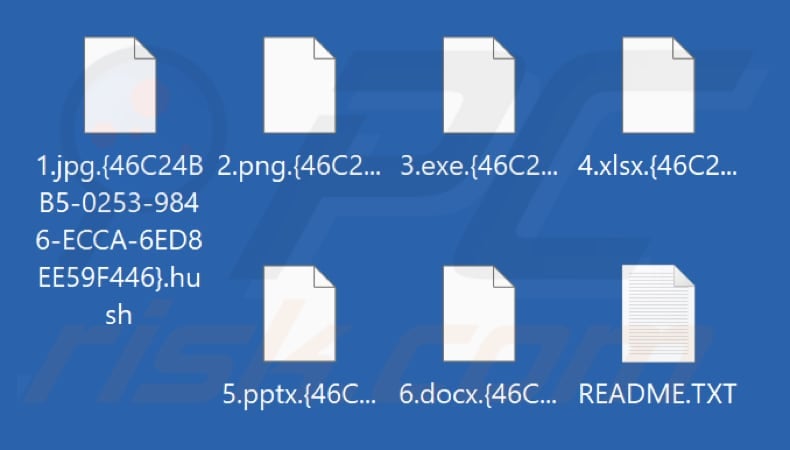 Von Hush ransomware verschlüsselte Dateien (.hush Erweiterung)