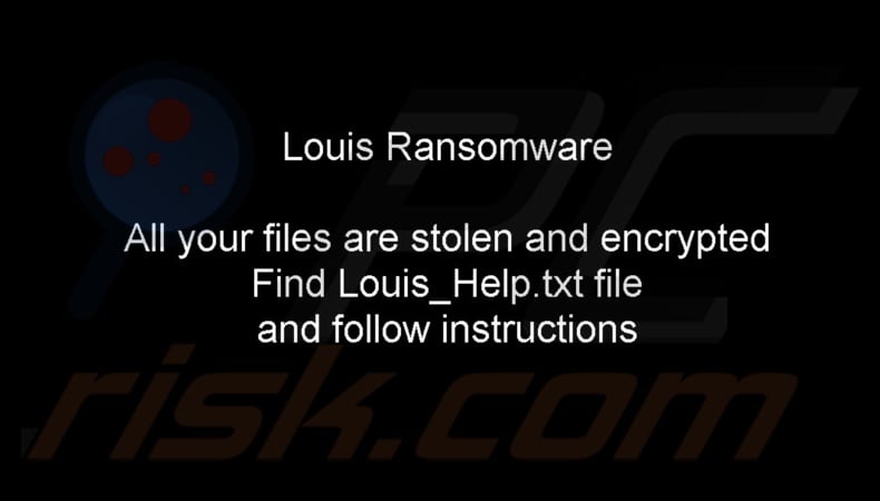 Louis ransomware Hintergrundbild