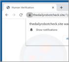 Thedailyrobotcheck.site Werbung