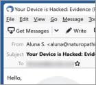 We Hacked & Extracted Information From Your Device E-Mail-Betrug