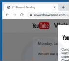 Dear YouTube user, Congratulations! POP-UP Betrug