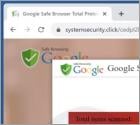 Google Safe Browser Total Protection POP-UP-Betrug