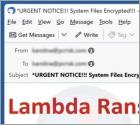 Lambda Ransomware E-Mail-Betrug