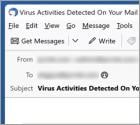 Virus Activities Were Detected Email Betrug