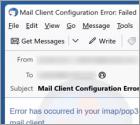 Error In Your IMAP/POP3 Mails Server Betrug