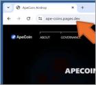 APECOIN Airdrop Betrug