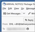 DHL - Notice For Failed Package Delivery Email Betrug