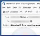System Glitch Email Betrug